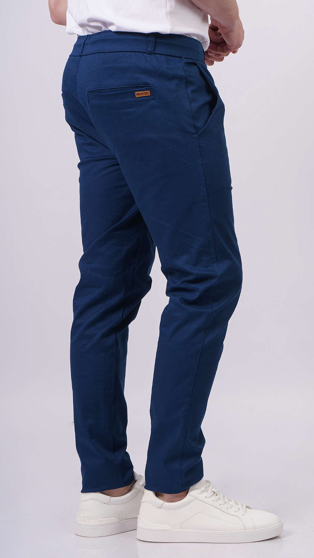 Blue Navy Smooth Pants