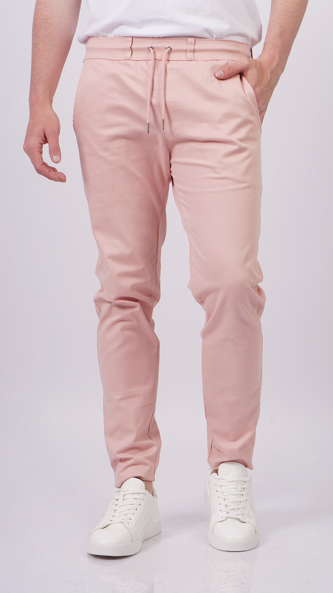 Light Pink Smooth Pants