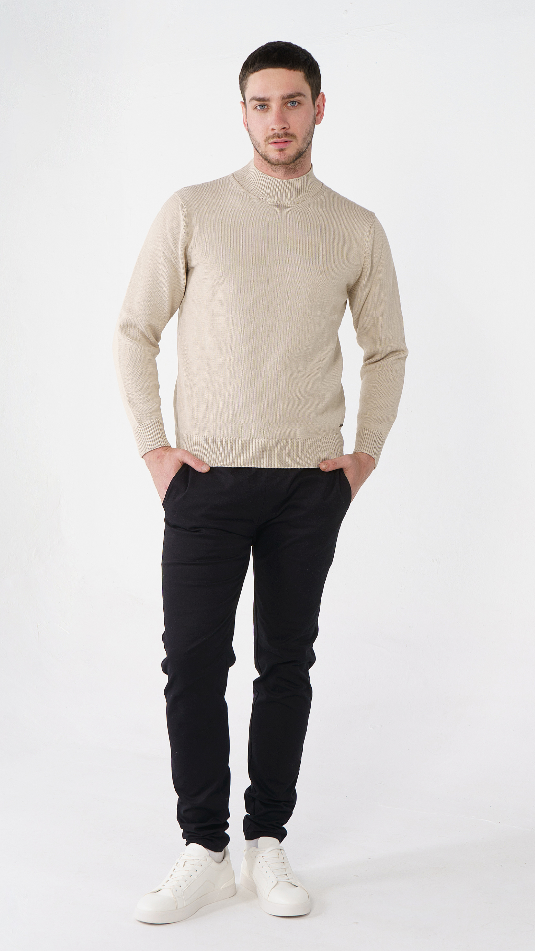Light Beige Perkins Sweater