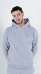 Gray Dove Silver Hoodie