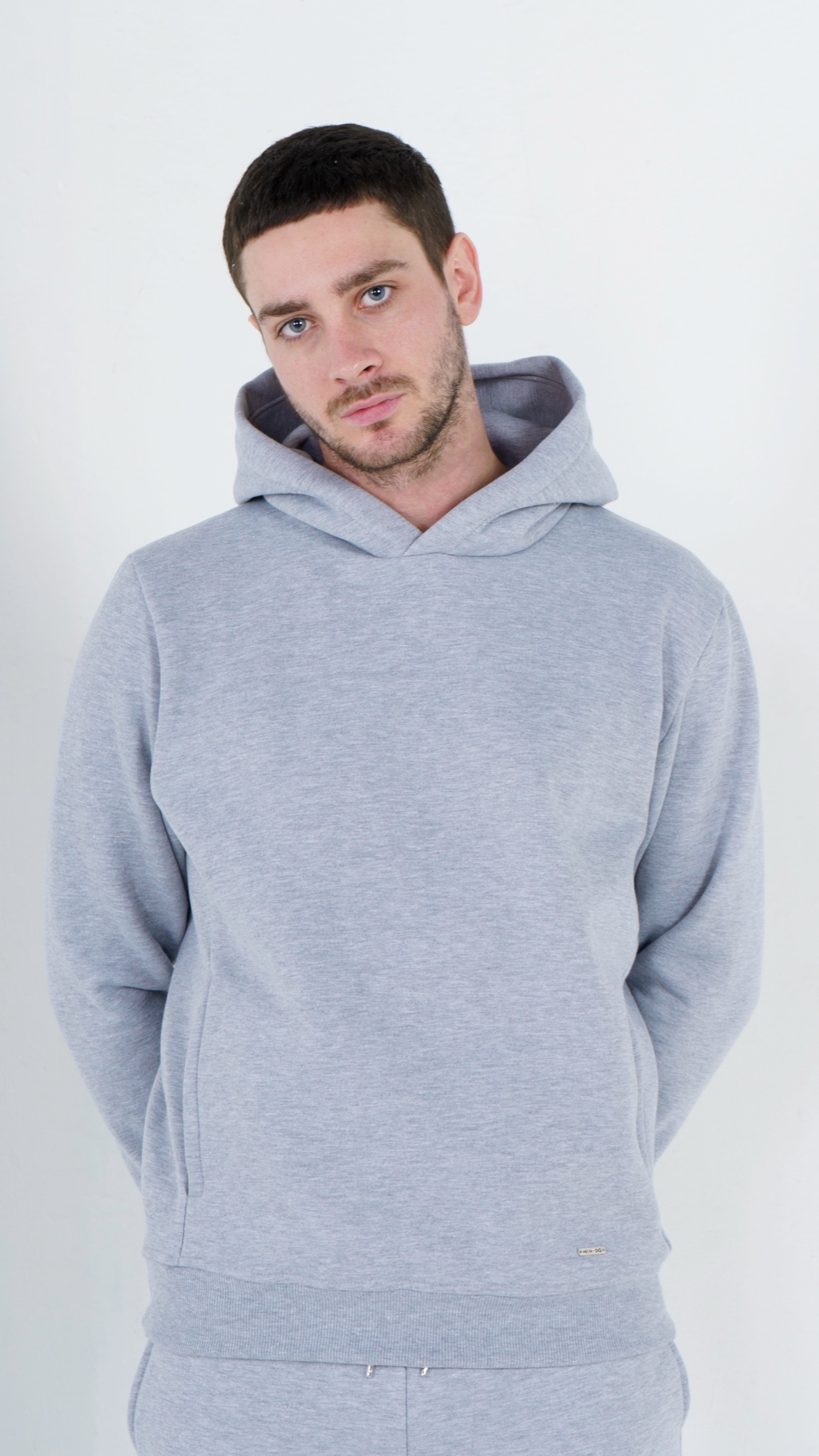 Gray Dove Silver Hoodie