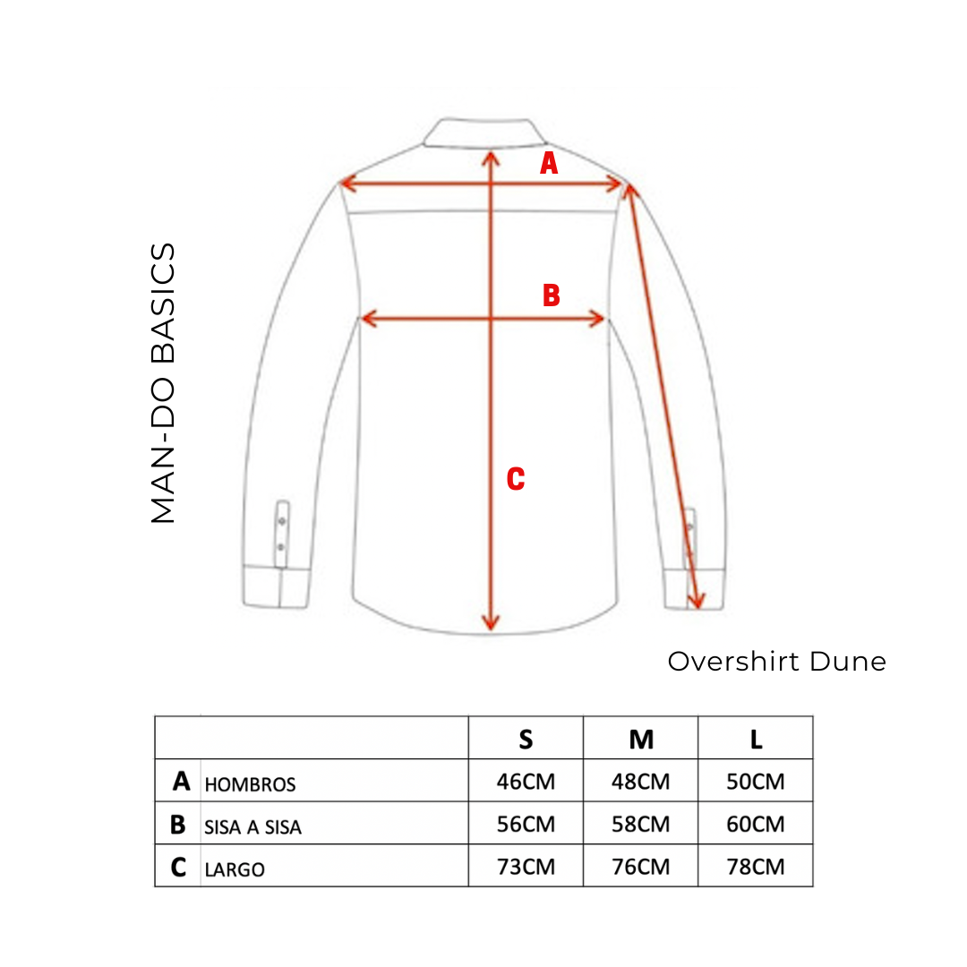 Overshirts Dune Silver Crayon