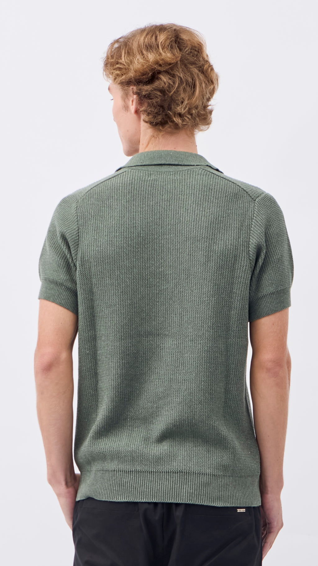 Polo Knitted Green Olive