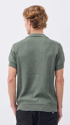 Polo Knitted Green Olive