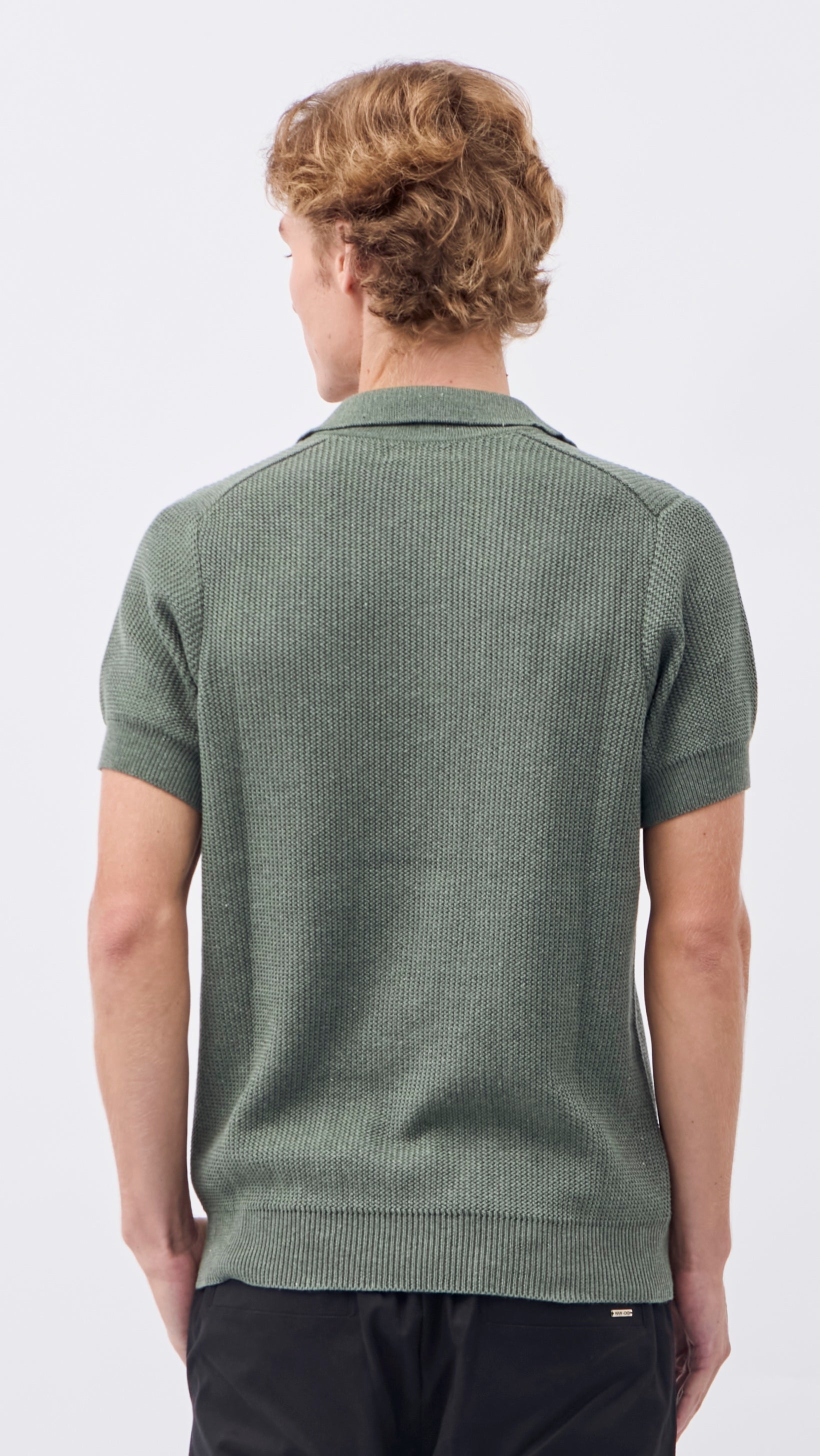 Polo Knitted Green Olive