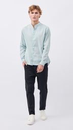 Shirt Linen - Verde Oceano