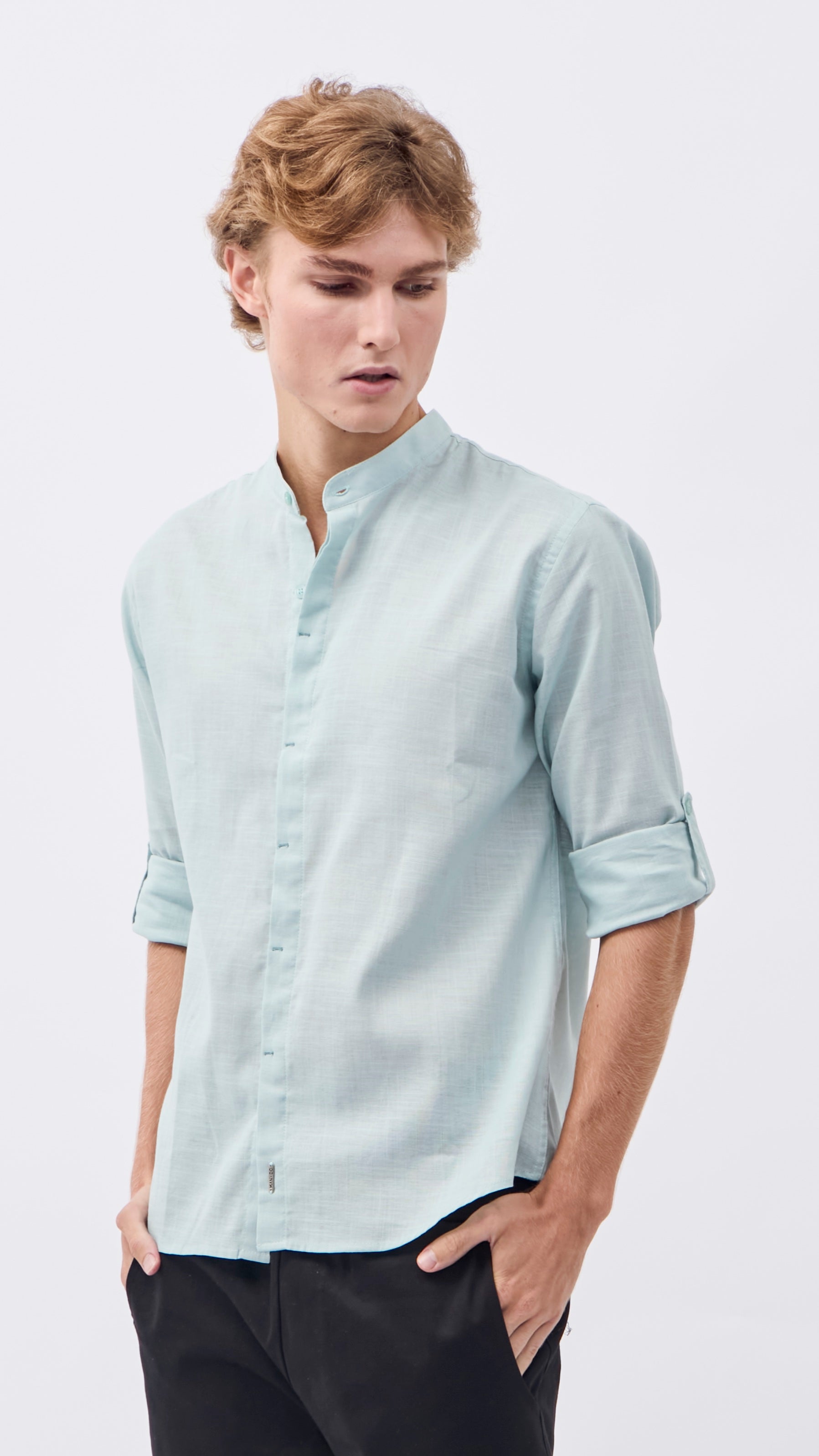 Shirt Linen - Verde Oceano