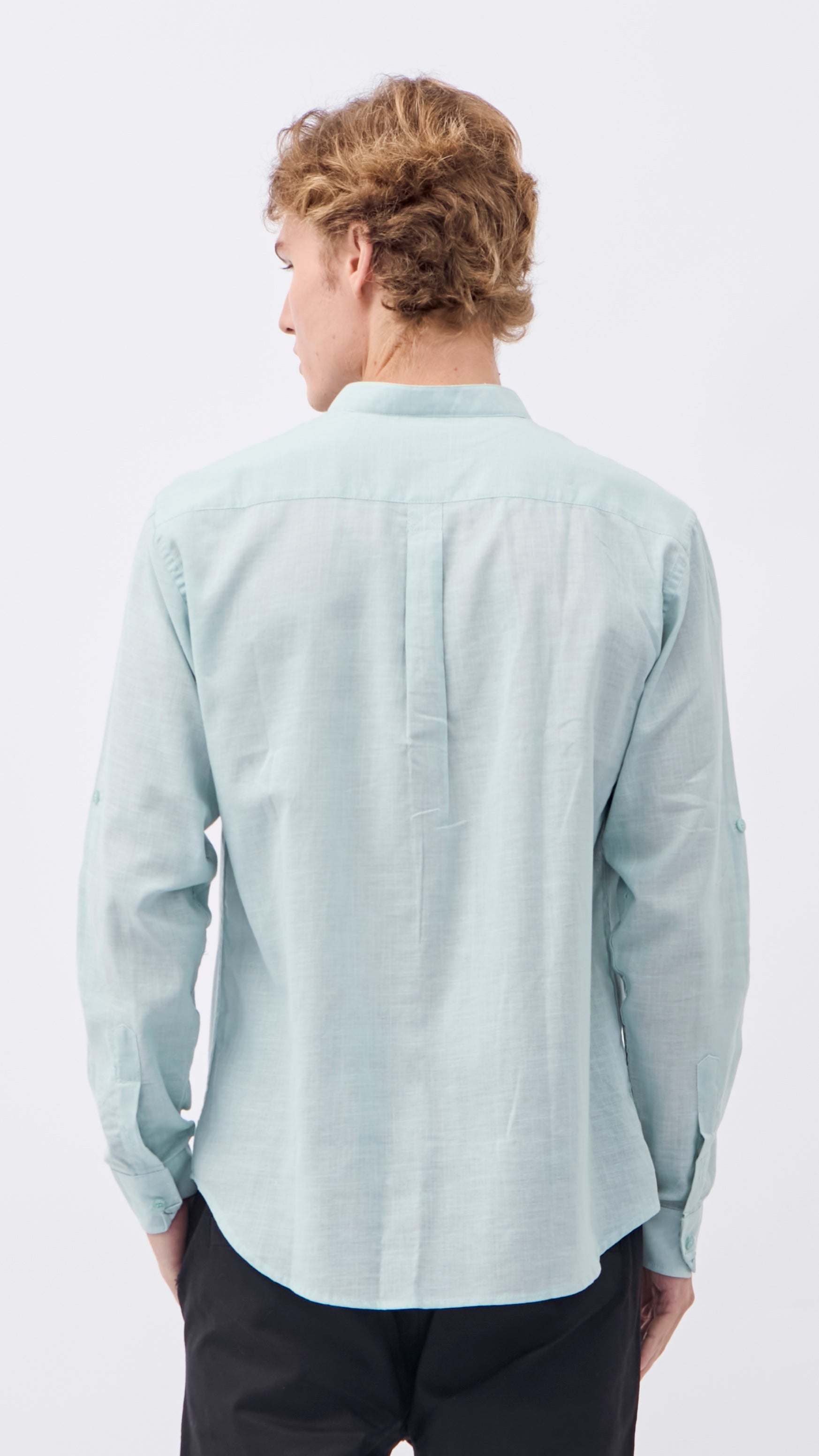 Shirt Linen - Verde Oceano