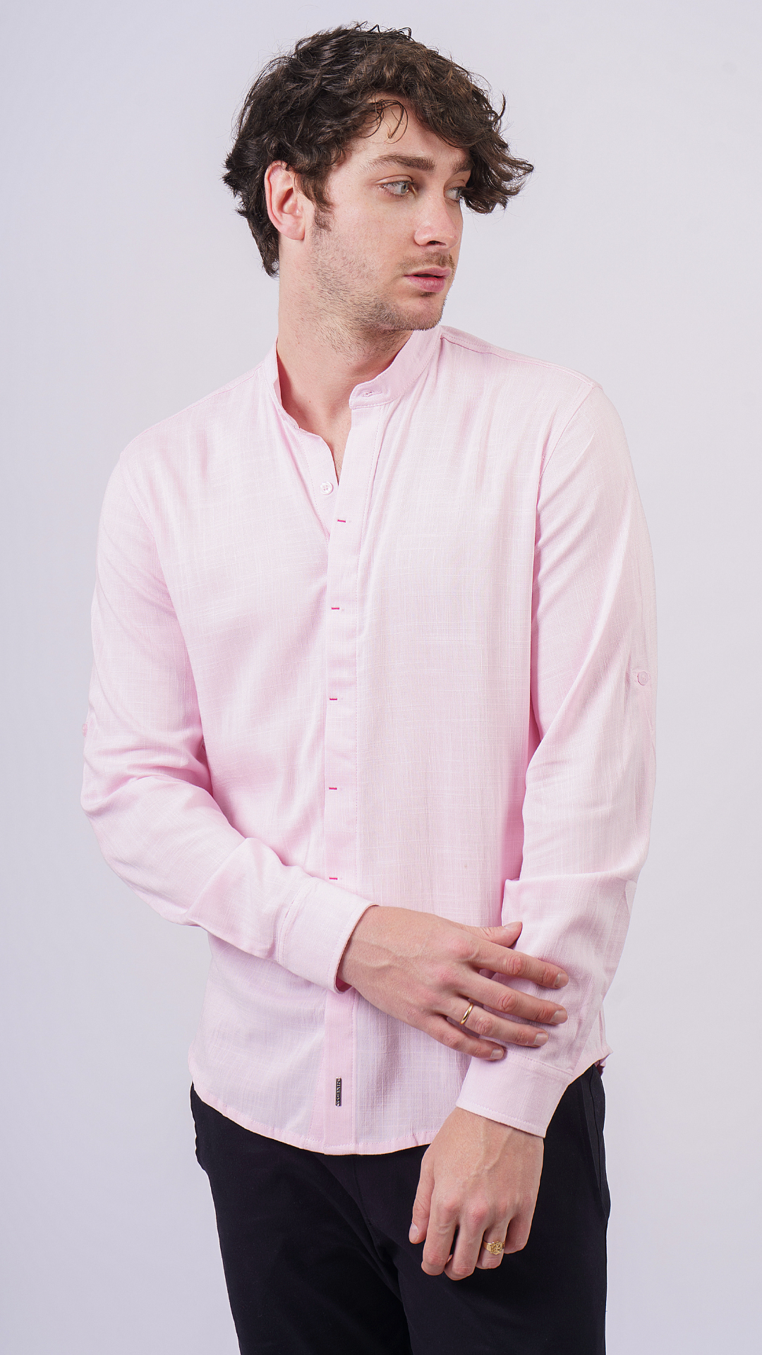 Shirt Linen - Rosa Flamenco