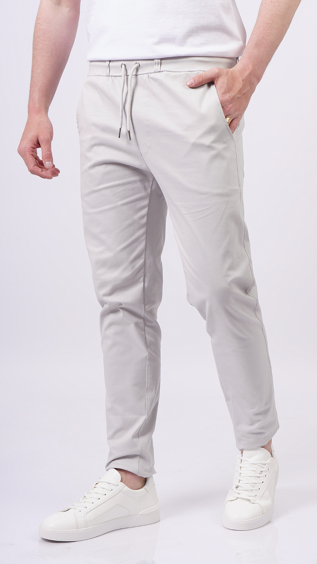 Light Gray Smooth Pants