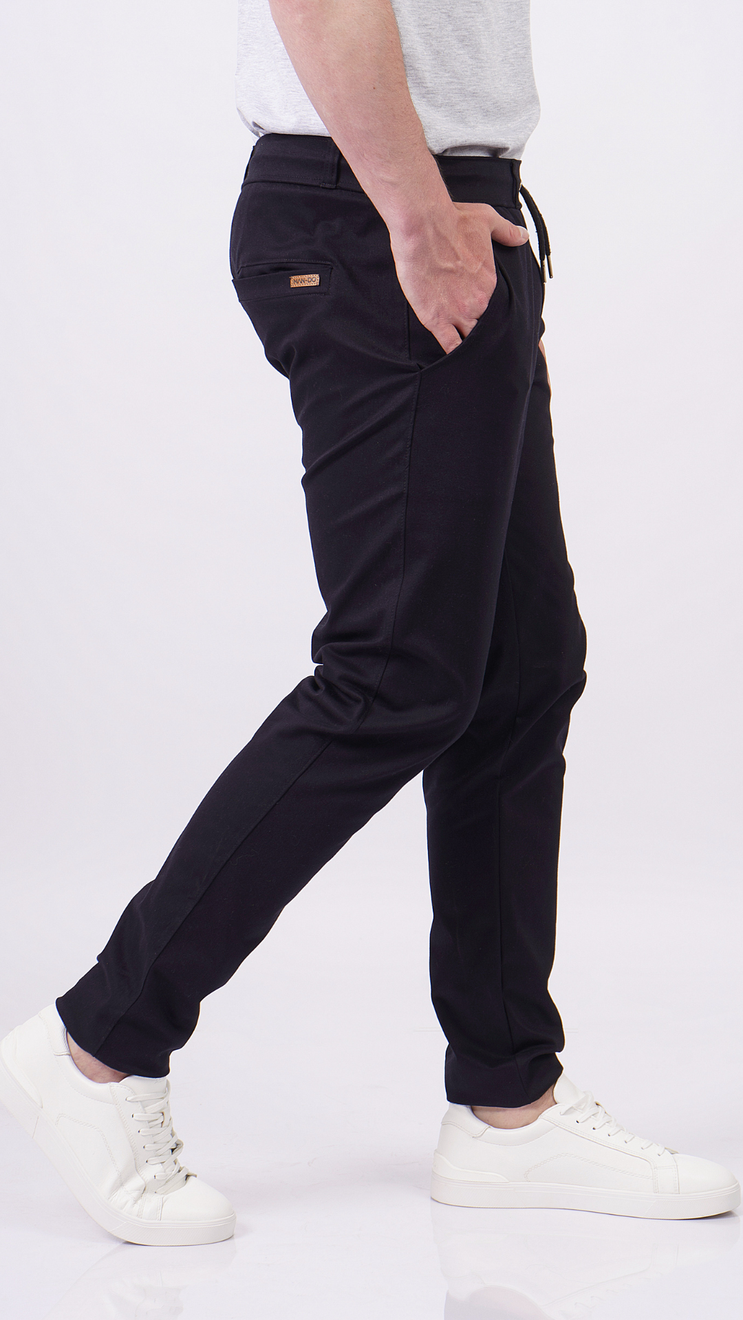 Black Smooth Pants