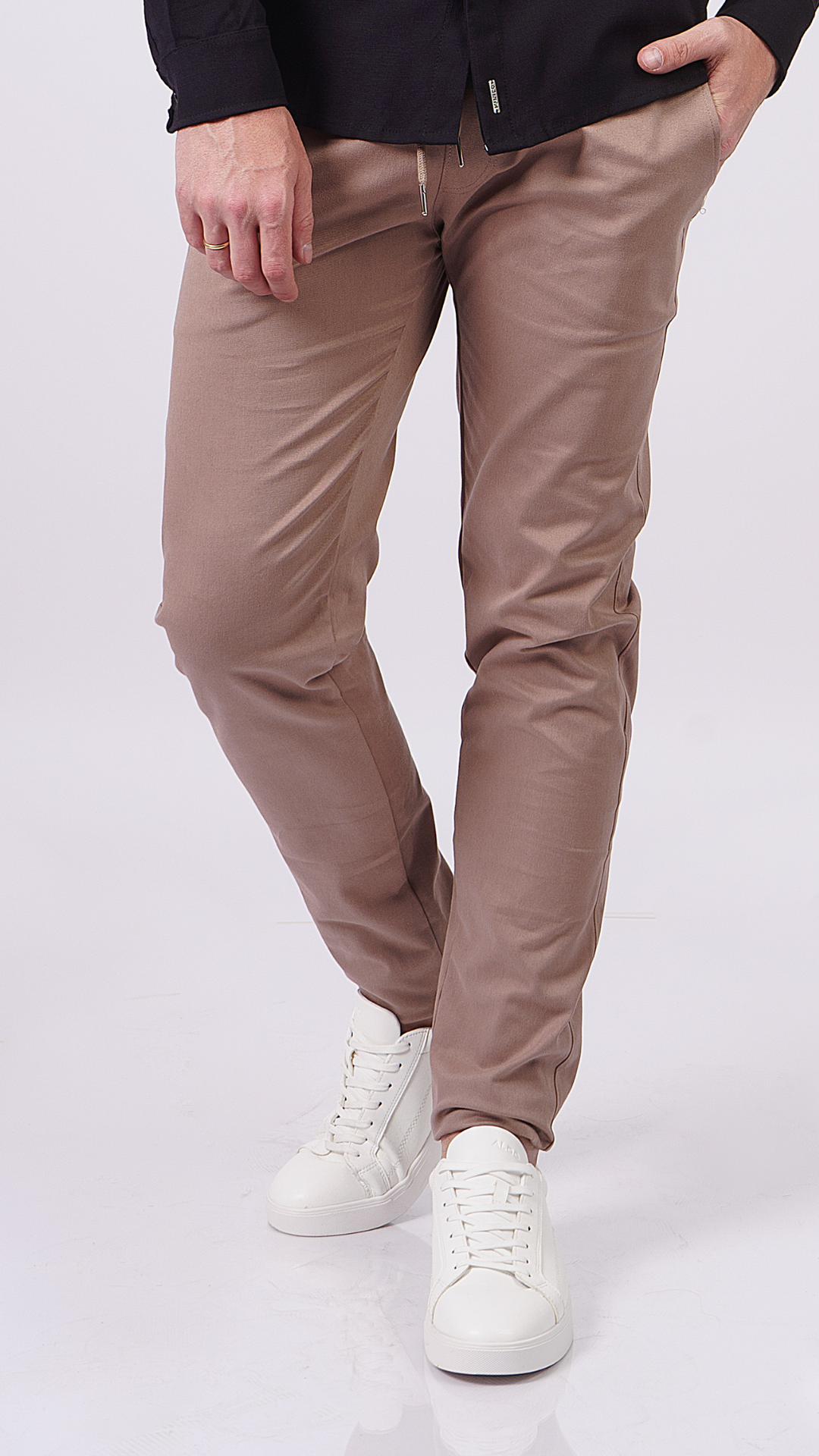 Light Brown Smooth Pants