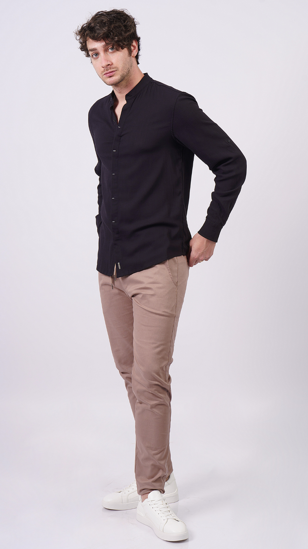 Shirt Linen - Black
